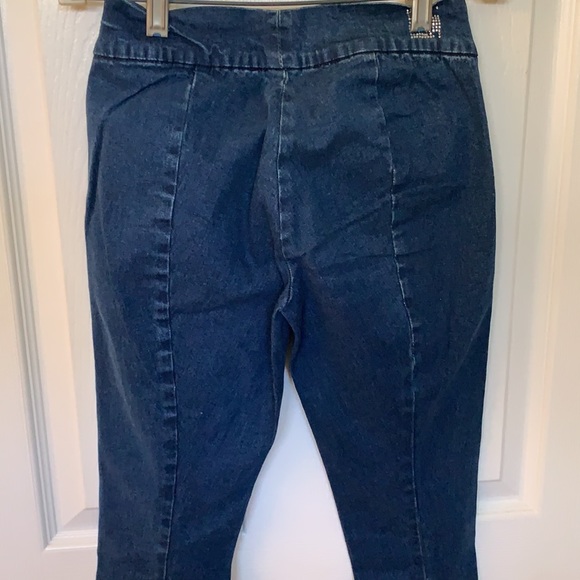 NWT Rock Revolution skinny jeans denim leggings Sz 25 Dark wash - Picture 4 of 10